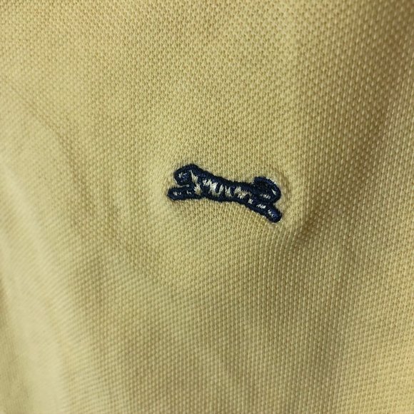 Le Tigre Short Sleeve Polo T-Shirt Yellow S - Picture 3 of 5